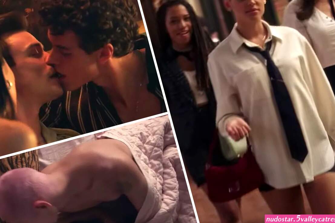 Gossip Girl reboot trailer leaves fans blushing as racy threesome scenes branded soft porn