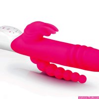 Double Penetration Rabbit Vibrator with Rotating Shaft