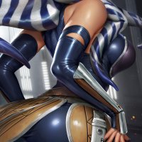 Wallpaper : Ahsoka Tano Star Wars fictional character artwork drawing fan art NeoArtCorE artist 2400x3597