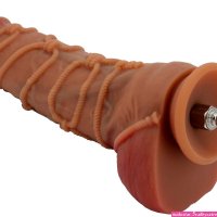 : Fredorch Sex Toys Dildo 11.4 Inch Realistic Silicone Dildo Sex Machine Attachments for Clitoral Vagina and Anal Stimulation with Self Lock System Sex Adult Toys for Women and Couple 8.26 INCH