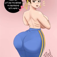 Chun-Li got a huge ass by redgunart on Newgrounds